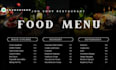 make restaurant menu and price list design