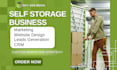 design self storage website, set up storage unit leads, set storage facility ads