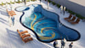 design modern luxury backyard pools and landscape