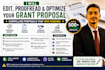 proofread, edit and format your grant proposal