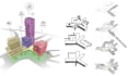 create axonometric isometric architectural concept diagram