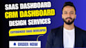 create professional saas dashboard, admin panel and CRM UI design