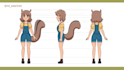 make a character reference sheet of your oc
