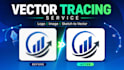 do professional vector tracing and logo redraw