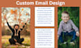 design mailchimp email template newsletter