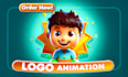 create an animate picture loop from your image and logo