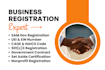 non profit business registration, sam gov, 501c3 mbe ein cage code uei mbe 8a