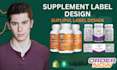 create shopify supliful supplements product label design
