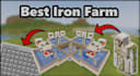 build an iron farm in minecraft
