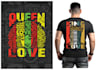 do cloud word art typography design for apparel