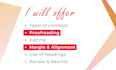 design and format your word document