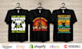 do trendy custom bulk t shirt designs for merch, printful and teespring