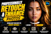 professionally retouch , enhance your photos