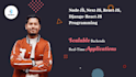 develop full stack web app as react and next js with node js