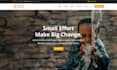 design donation website, charity website, ngo website, nonprofit website
