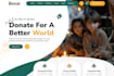design donation website, charity website, ngo website, nonprofit website