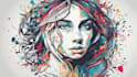 draw creative portrait vector art