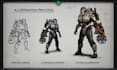 illustrate sci fi, characters, and mech concept art for you