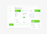 create a professional dashboard design in figma