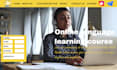do online course website using wordpress or wix