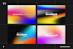 create an aesthetic abstract gradient background design