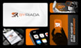 design trendy minimalist logo with complete branding identity