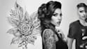 create dope black and white tattoo design