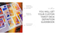 create your custom tarot deck guidebook