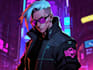 draw cyberpunk illustration style