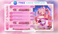 design cute editable vtuber stream schedule