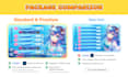 design cute editable vtuber stream schedule