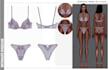 design lingerie with technical details