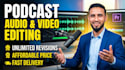 edit your podcast audio and video editing weekly episode