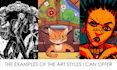 do illustrations for your board game or playing cards