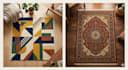 create persian or vintage rug design for luxury interiors