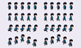 do pixel sprite sheet animated character rpg maker pixel art sprite animation