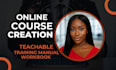create online course content, teachable course creation, lesson plan, ebook
