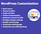 wordpress website redesign, server migration and customization with basic SEO