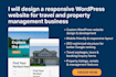 design a responsive wordpress website for business registration