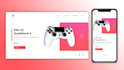 create a landing page website using html css js