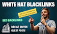publish unique guest post articles and whitehat permanent SEO backlinks
