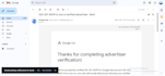google ads account verification