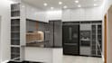 do realistic 3d kitchen design and rendering