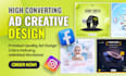 create social media posts, ad image, facebook ad creative design
