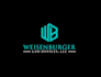 design creative burger logo with satisfaction guaranteed