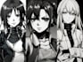 draw anime and game style characters art