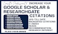 publish article to increase google scholar citations h index backdate citation