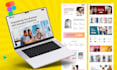 do ui ux design, figma website design, website ui ux design in figma