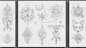 design fine line art minimalist tattoo flash for you