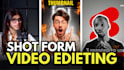 do video editing for instagram reels, youtube and tiktok